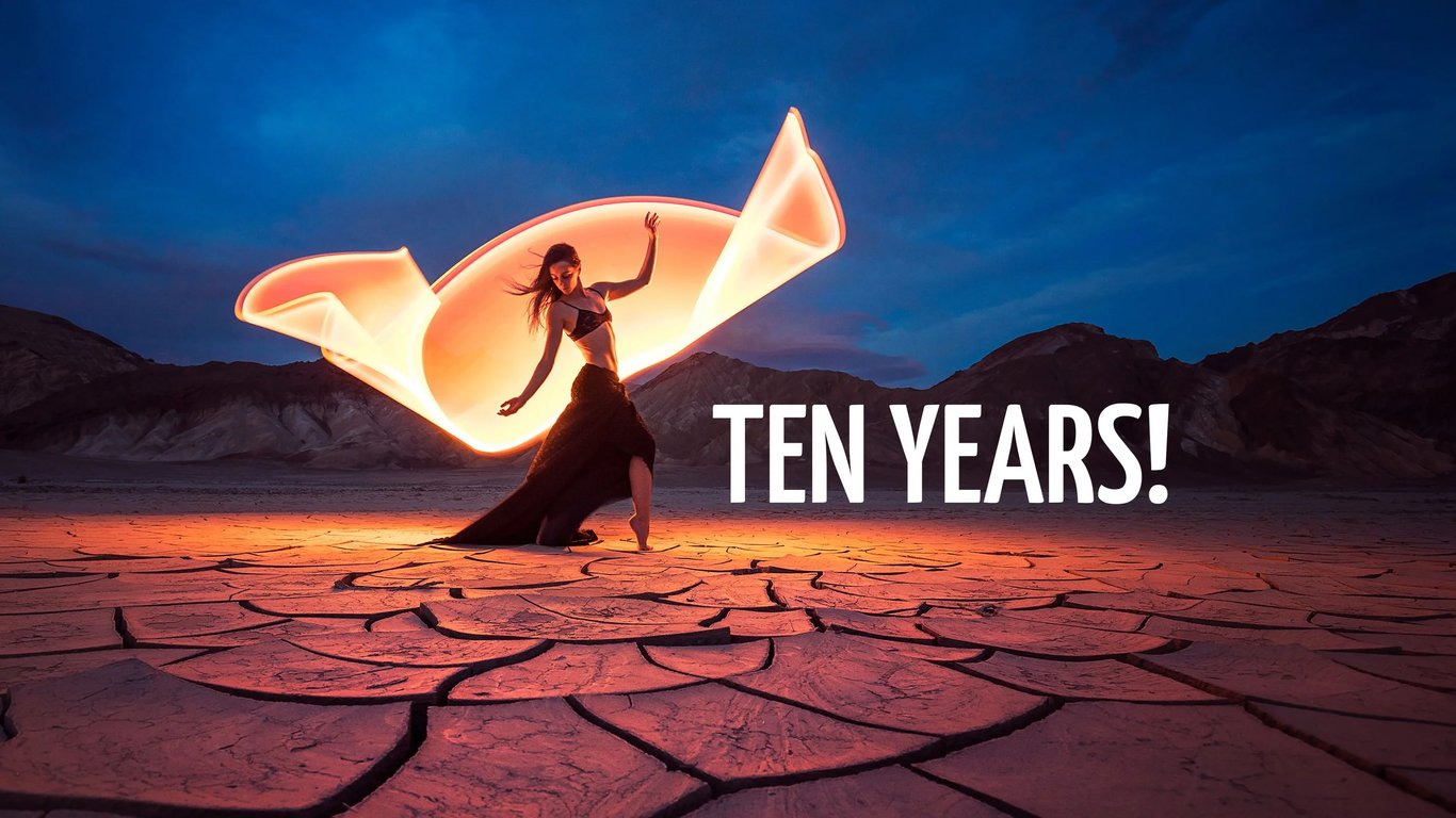 10 ans de light-painting avec des tubes déjà…