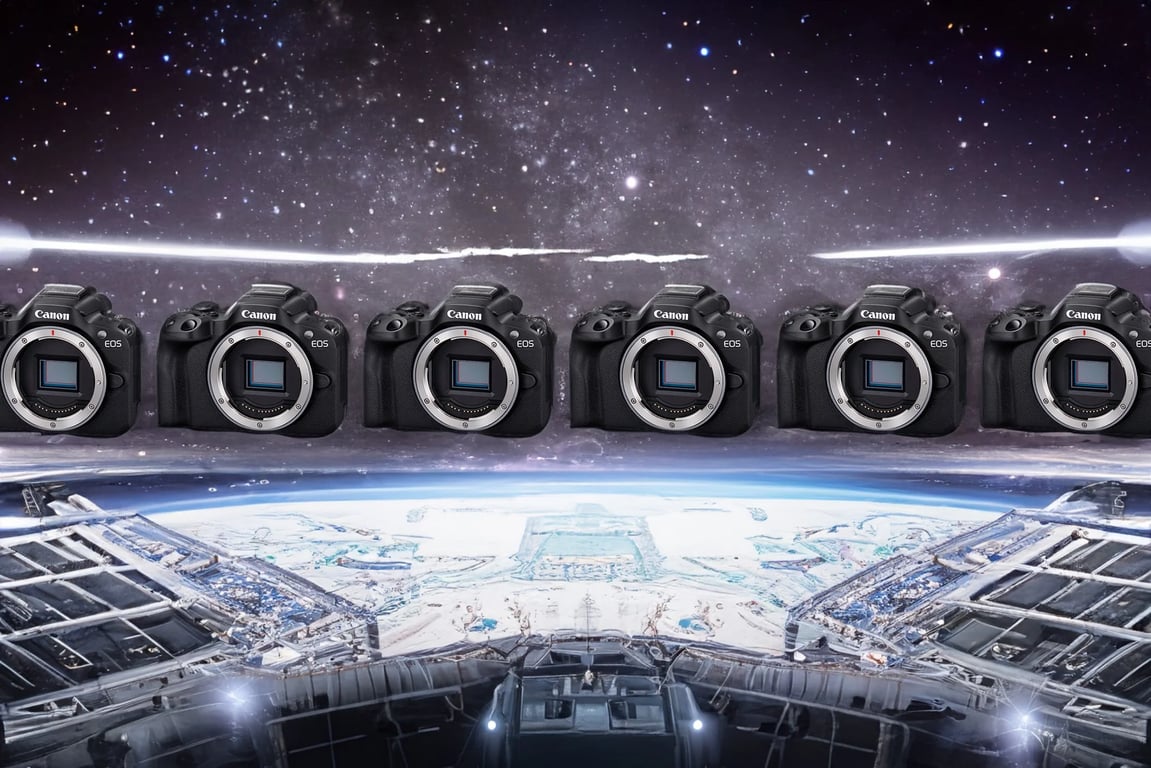 Test de déclenchement du Canon R50 pour bullet-time / photogrammétrie