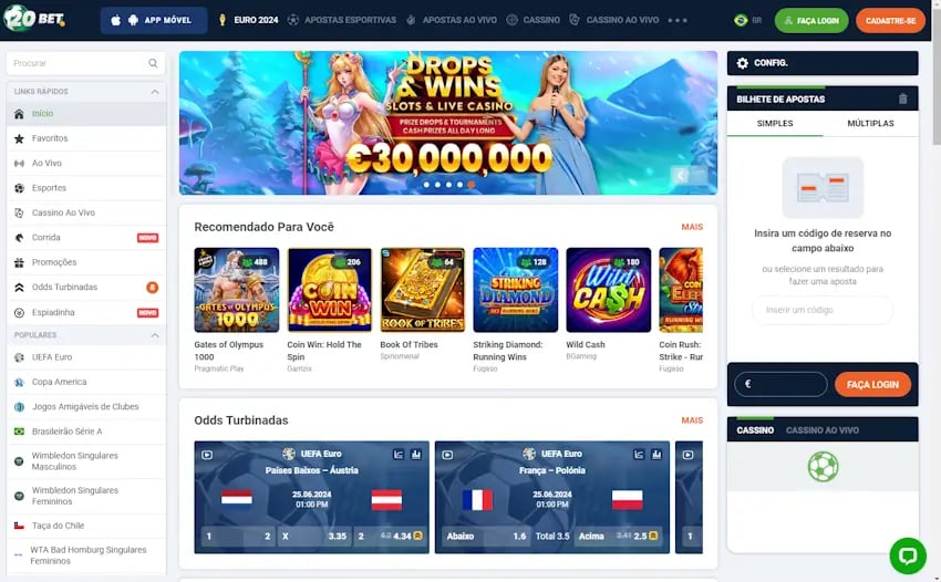 Como fazer seu cadastro na 20Bet para começar a apostar hoje