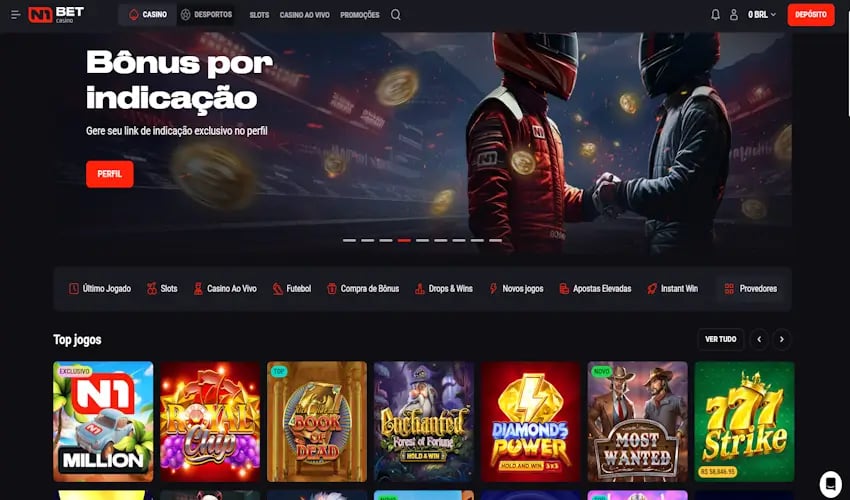 Como fazer login no cassino N1Bet e começar a apostar 1