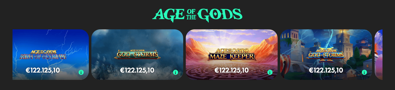 age of the gods slot bet365