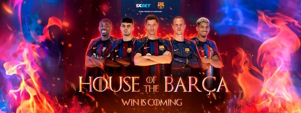 1xBet: House of The Barça – Ganhe dezenas de prêmios