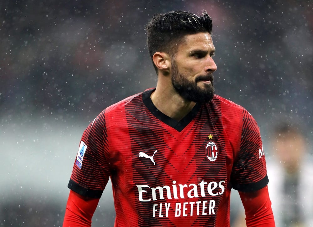 Milan,,Italy, ,November,4,,2023:,Olivier,Giroud,Of,Milan