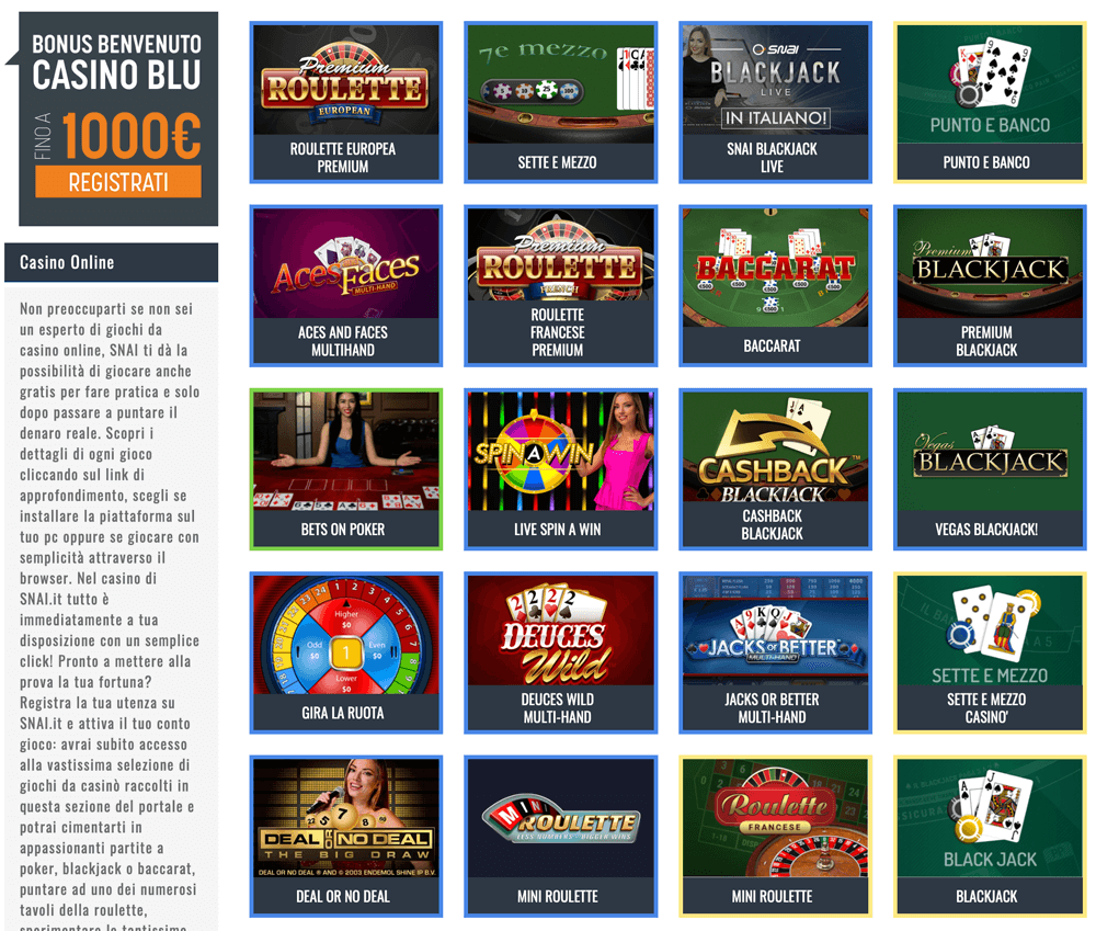 snai casino