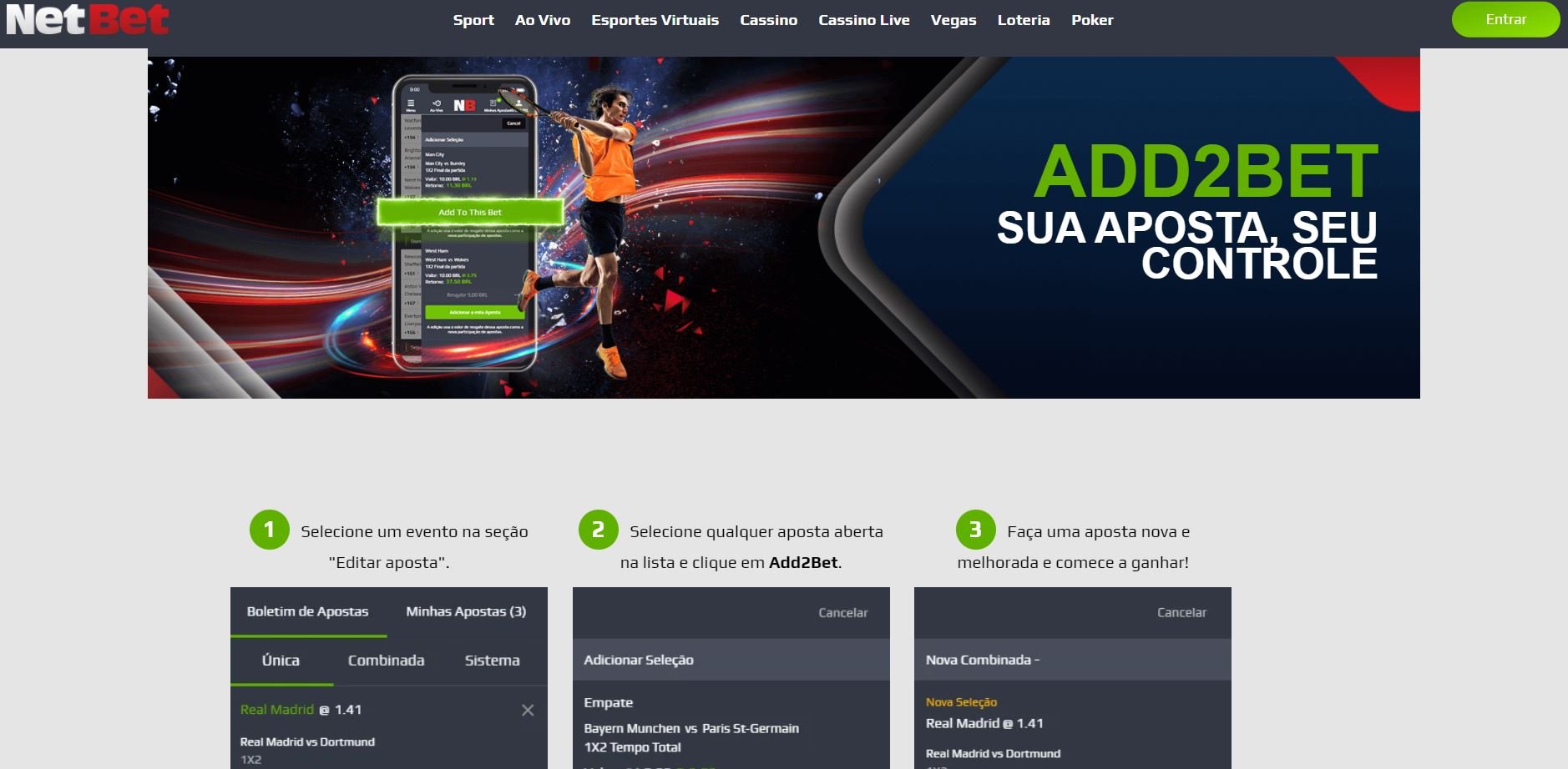 ADD2Bet: Nova Promoção Exclusiva da NetBet