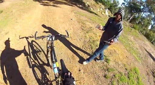 [VIDEO] Mountain biker robbed at gunpoint while riding on trail, captures everything on GoPro