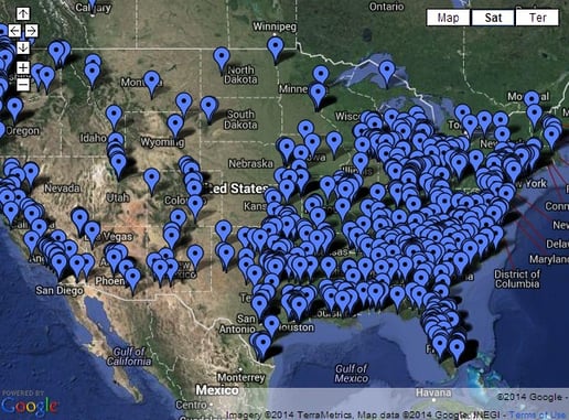 GunsSaveLives.net has a really awesome map that you should know about