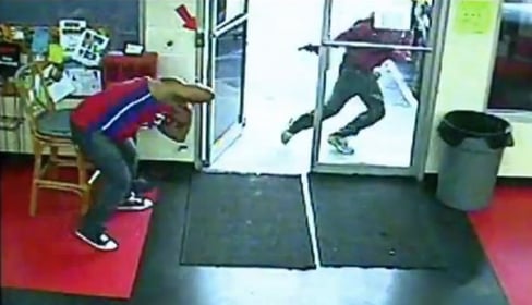 [VIDEO] Armed Security Guard Stops Attempted Armed Robbery, Finds Out That Criminals Don’t Like Guns Pulled On Them