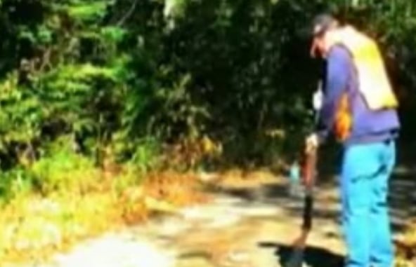 [VIDEO] Never look down the barrel of a gun, because this. This man is lucky to be alive.