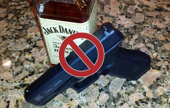 Alcohol And Firearms Do Not Mix, Even If You Take The Magazine Out Before Pulling The Trigger