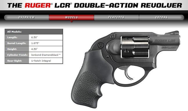Ruger LCR: Now In 9mm