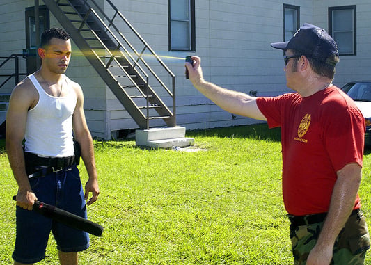 Here Is Why You Don’t Bring A Can Of Mace To A Gun Fight