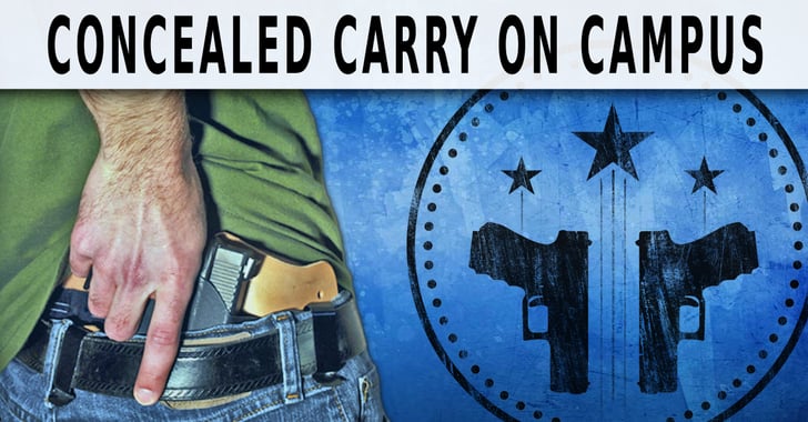 A Student Fighting For Concealed Carry Rights On Campus Is Shot . . . On Campus