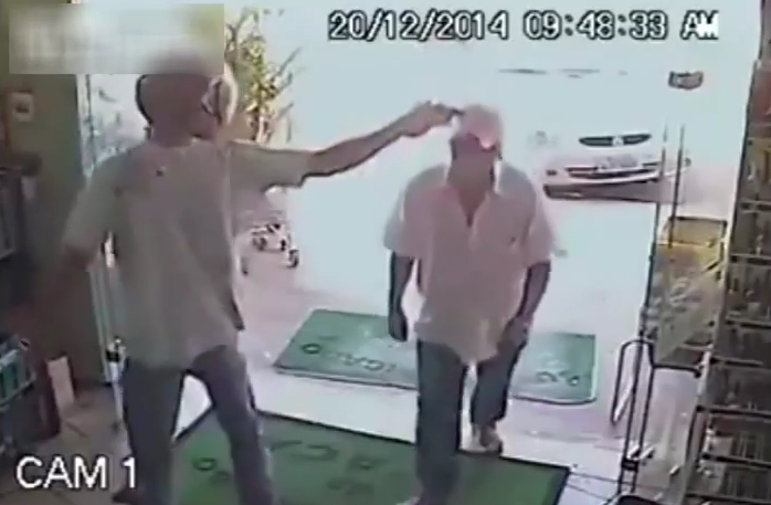 [VIDEO] Store Owner Doesn’t Have Time For Armed Robber’s Games