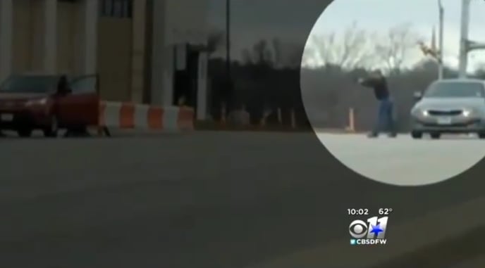 CAUGHT ON CAMERA: Armed Citizen Witnesses Woman Being Beaten In Car, He Steps In And Stops The Assault