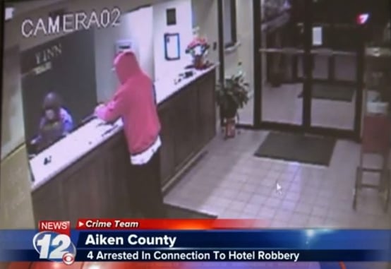 Instant Karma Caught On Camera: Robber Accidentally Shoots Himself During Robbery