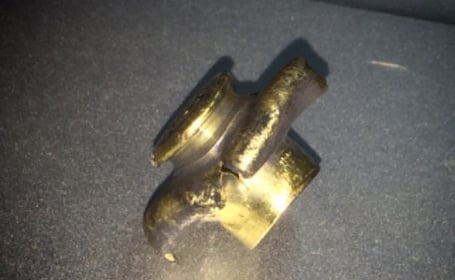 Instagram User taprackblonde Had Something Interesting Happen To Some Brass