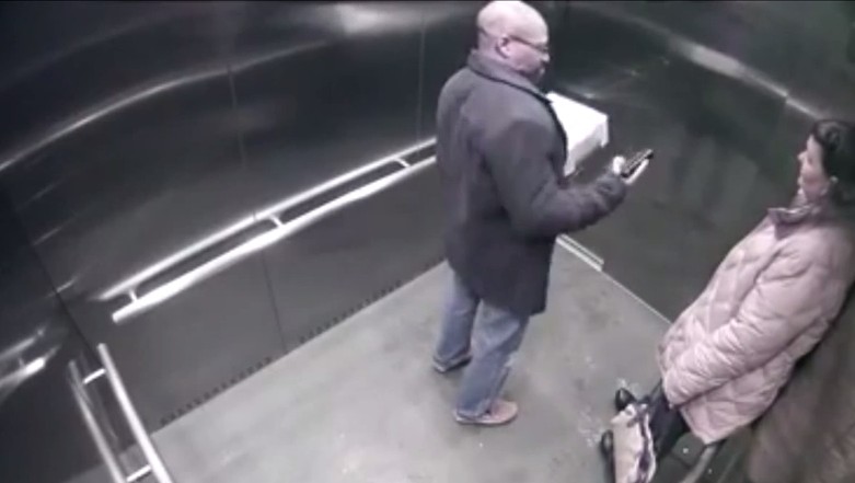 CAUGHT ON CAMERA: Off-Duty Cop Negligently Shoots Himself In The Stomach On Elevator