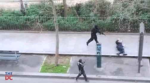 [VIDEO] Warning: Graphic Content; Terrorist Gunmen In Paris Got Away Because Police Were Unarmed