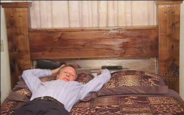 [GIF] Anti-Intruder Bed; It’s The New “Wrong House” Model