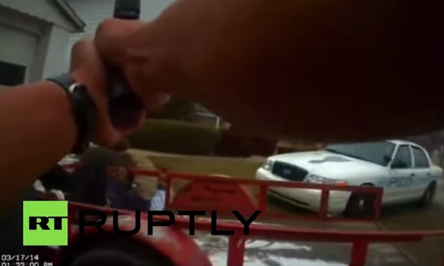 [VIDEO] Bodycam Shows Just How Lucky Officer Is After The Suspect Fumbles With Firearm Safety