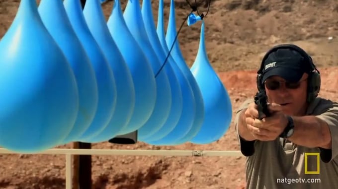 [VIDEO] How Many Water Balloons Do You Need To Stop A Bullet?