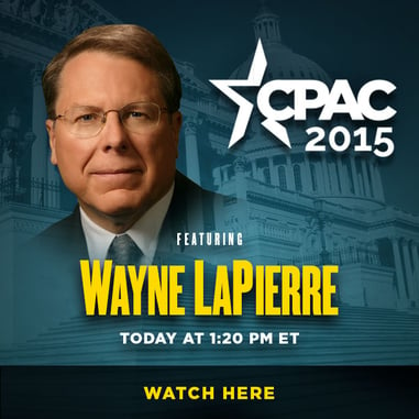 [LIVE VIDEO] Wayne LaPierre At CPAC 2015 (Live Stream 1:20PM EST)