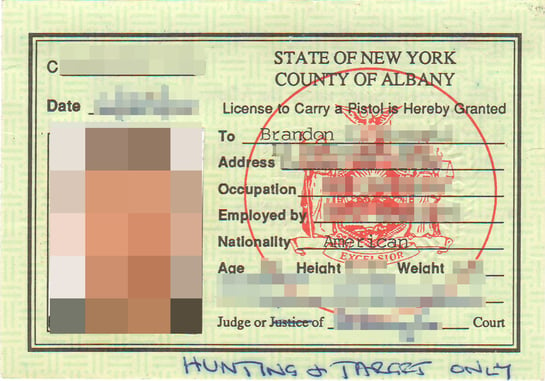 It happened. I’m the owner of the elusive New York State Non-Resident Concealed Carry Permit. Still Unrestricted.