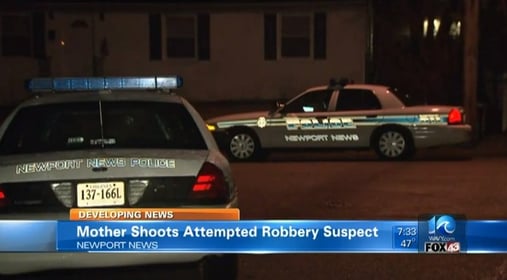 Mother Shoots Intruder Inside Her Home