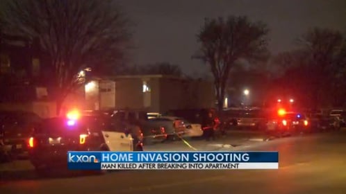 Man Breaks Into Apartment In Austin TX, Points Gun At Resident, Gets Surprise Instead
