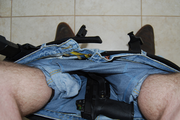 Irresponsible Gun Owner Shoots Himself In The Leg Inside Chick-Fil-A Bathroom, Is This Rocket Science?