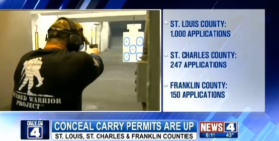 What’s Up 100%? St. Louis Concealed Carry Permit Apps, That’s What’s Up