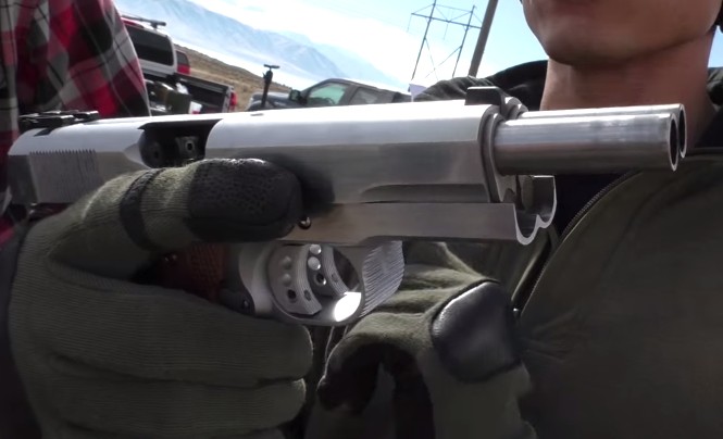 [VIDEO] Shooting A Double Barrel 1911: The Arsenal Firearms AF2011-A1