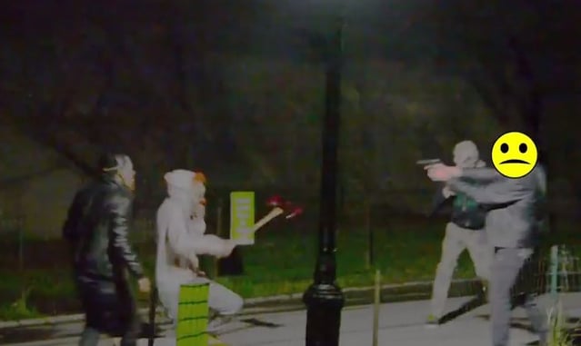 [VIDEO] Killer Clown “Prank” Goes Very Wrong When They Encounter An Armed Citizen