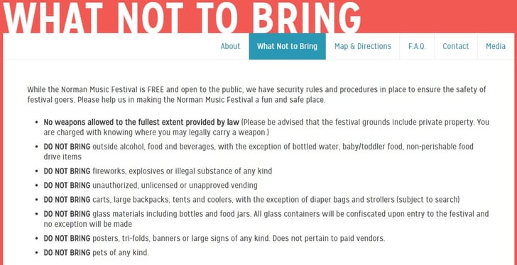 Remember That Music Festival That Wanted To Ban Guns But A Judge Said No? Surprise! Turned Out To Be A Non-Issue!