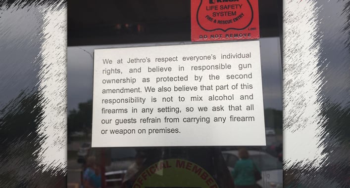 We Respect Your 2A, But Don’t Bring Your Gun To Our Bar, Because Everyone Is Stupid Drunk