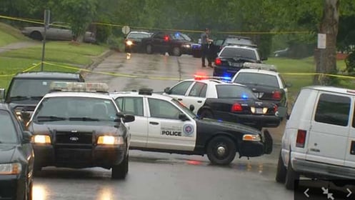 Armed Citizen Pulls Gun On Suspect Who Was Brutally Beating Police Officer With Baton