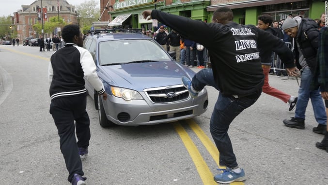 Concealed Carry Within The Vehicle, Encountering A Protest Turned Violent