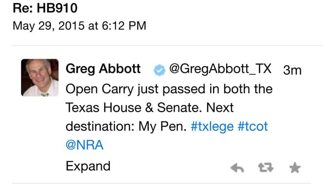 BREAKING: Open Carry Is Now, Definitely, Coming To Texas