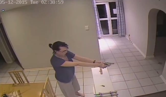 Intense Video Shows Home Invasion In Progress, Armed Woman Fires At Intruders