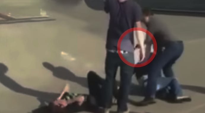 [VIDEO] Man Points What Appears To Be Gun At Two Teenage Girls During Fight At Skate Park