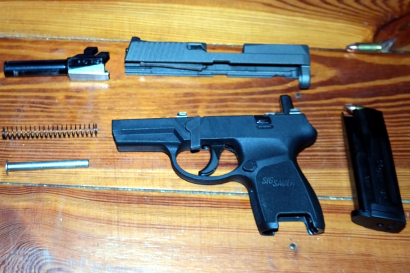 Sig Sauer P250 Disassembled