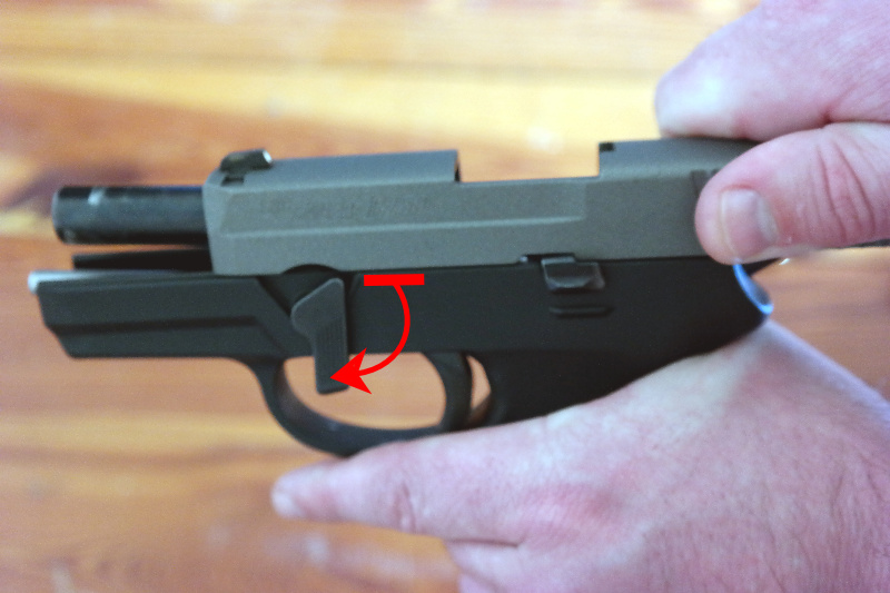 Sig Sauer P250 Barrel inspection