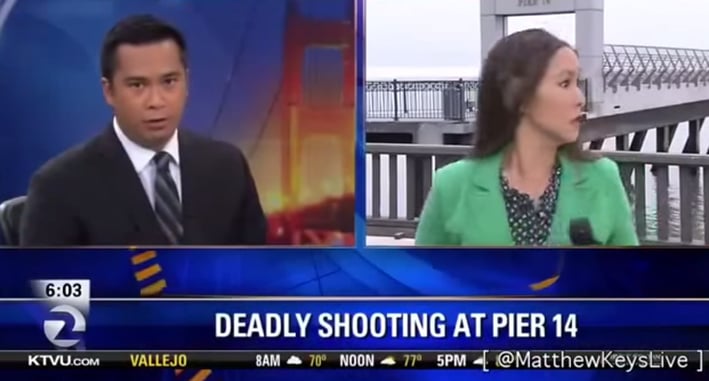 [VIDEO] News Crew Robbed At Gunpoint Live On Air In San Francisco, Because Gun Control Is Useful