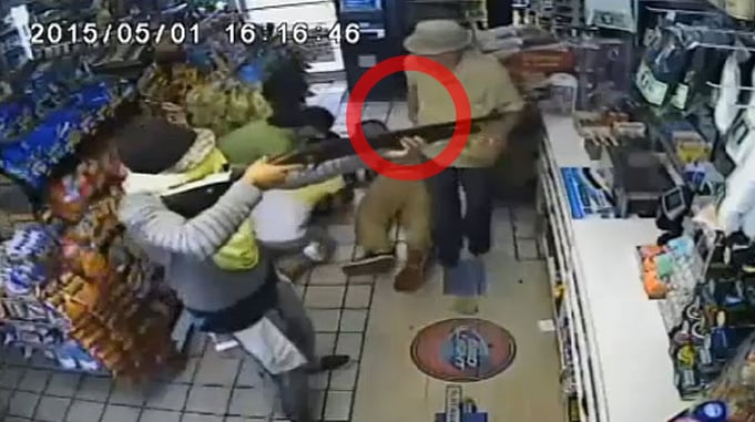 [VIDEO] Customer Had Concealed Firearm During Armed Robbery, Chose Not To Draw