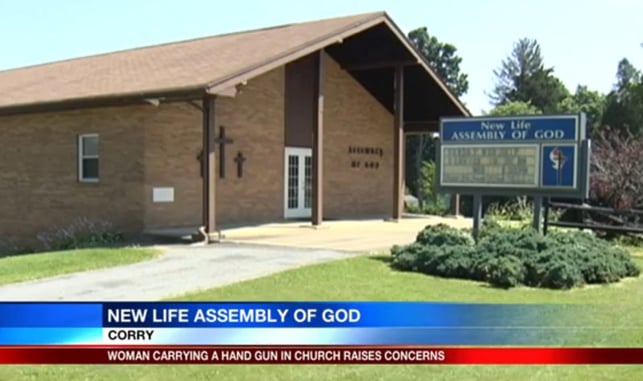 Woman Has Her Legally Concealed Firearm Exposed In Church, Everyone Freaks Out