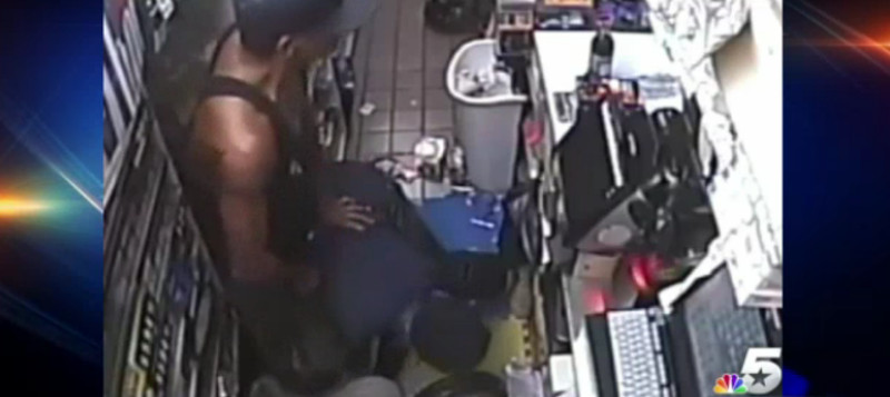 Gas Station Clerk Shoots Robber With His Own Gun During Violent Armed Robbery