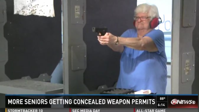 More Seniors Getting Concealed Carry Permits
