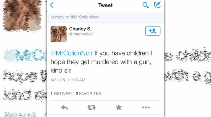 This Guy Wants Colion Noir’s Children Murdered