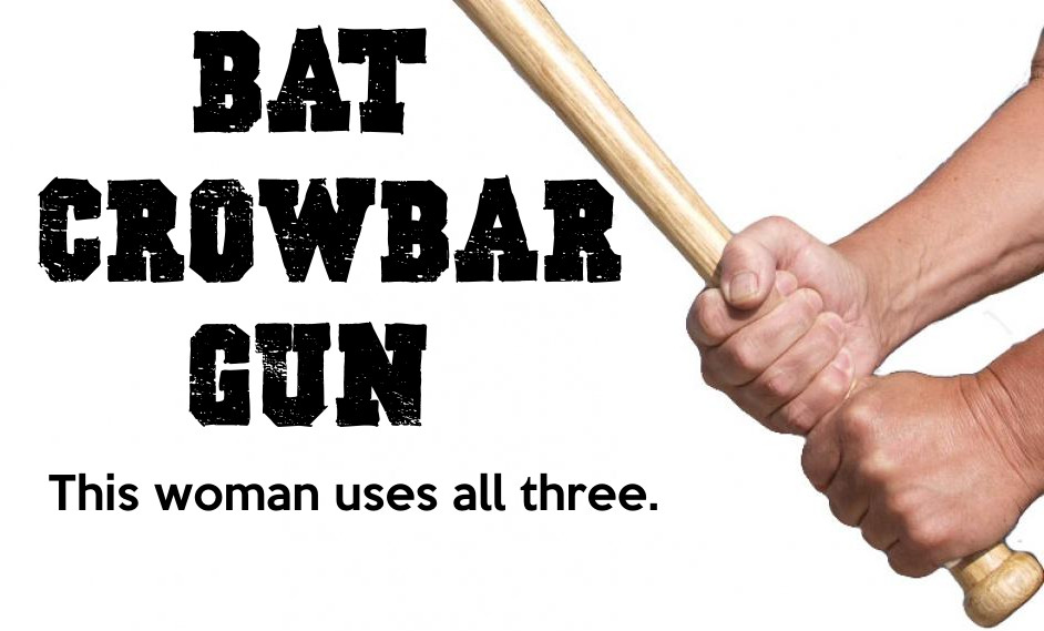 Woman Uses Bat, Crowbar, And Gun To Thwart Home Invader — Lessons Learned!